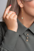 Ensemble de Boucles d'Oreilles et Bague Assorties - Bijoux Fantaisies en Fimo