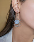 Boucles d’Oreilles Pendantes Fantaisies Multiples Anneaux